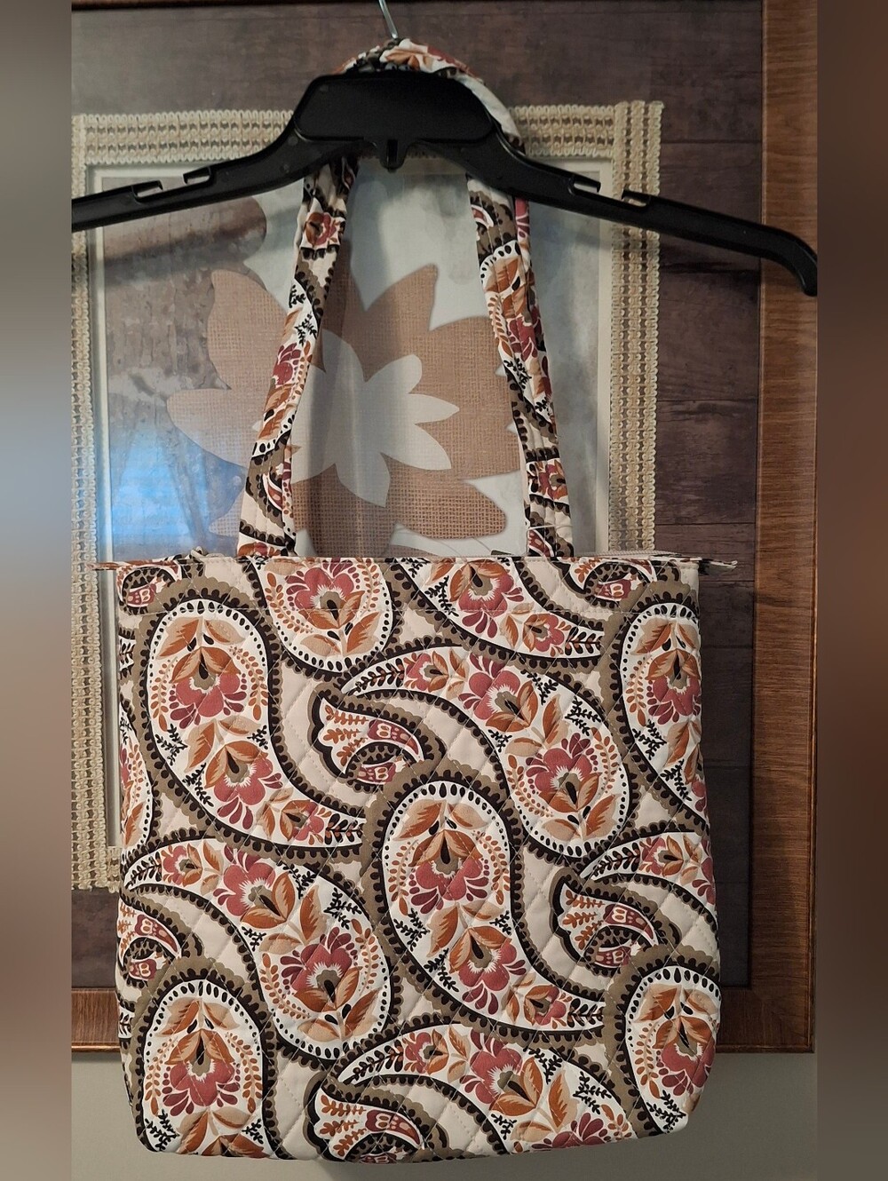 Vera Bradley Quilted Blooming Paisley Tote NWT - Picture 2 of 10